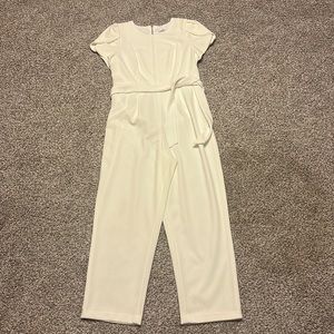 White Calvin Klein Jumpsuit